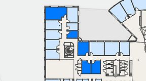 
							Planritning för Convendum Stampgatan 14, 5 privata rum, 71 m²