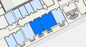 
							Planritning för 7A Posthuset, Vasagatan 28, 2 privata rum, 53 m²