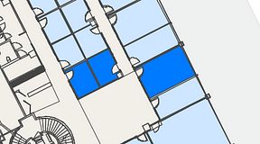 
							Planritning för Convendum Vasagatan 16, 3 privata rum, 43 m²