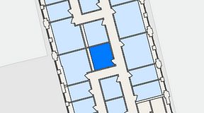 Planritning för THE WORKS Ringvägen, 1 privata rum, 11 m²