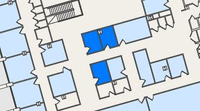 
							Planritning för United Spaces Östra Hamngatan, 3 privata rum, 24 m²