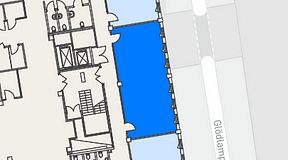 
							Planritning för CoW Hammarby Sjöstad, 1 privata rum, 43 m²
