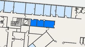 
							Planritning för Spaces Helsingborg Väla, 3 privata rum, 25 m²