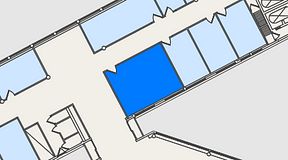 Planritning för Convendum Spårvagnshallarna, 1 privata rum, 25 m²