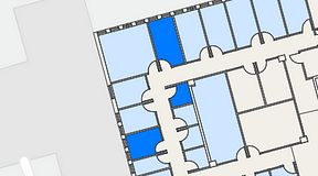 
							Planritning för Regus Lidingö, 3 privata rum, 19 m²