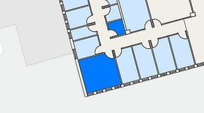 
							Planritning för Regus Lidingö, 2 privata rum, 24 m²