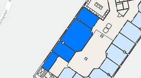 
							Planritning för FASTOFFICE Raisiogatan 1, 4 privata rum, 85 m²