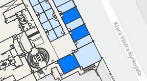 
							Planritning för Convendum Vasagatan 16, 3 privata rum, 78 m²