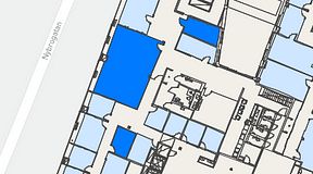 
							Planritning för Regus Östermalmstorg, 3 privata rum, 76 m²