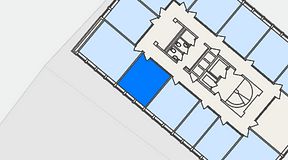 
							Planritning för FASTOFFICE Lidingö Torsvik, 1 privata rum, 16 m²