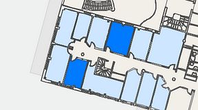 Planritning för Quick Office Danderyd, 2 privata rum, 27 m²