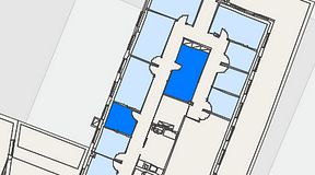 
							Planritning för Regus Östermalmstorg, 2 privata rum, 21 m²