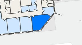 
							Planritning för QuickOffice Kista, 1 privata rum, 24 m²