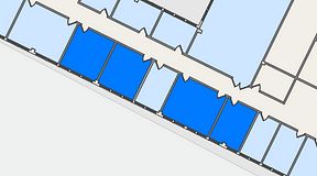 
							Planritning för Quick Office Älvsjö, 4 privata rum, 69 m²