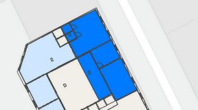 
							Planritning för iOffice Kungsgatan 64, 1 privata rum, 110 m²