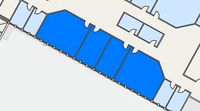 
							Planritning för Växthuset Stensjögatan, 4 privata rum, 116 m²