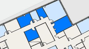 
							Planritning för Spaces Hyllie Vista, 4 privata rum, 63 m²