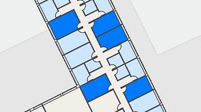 
							Planritning för Regus Rotsunda, 5 privata rum, 81 m²