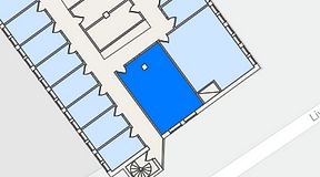 
							Planritning för THE WORKS Slakthusområdet, 1 privata rum, 34 m²