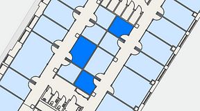 
							Planritning för Convendum Sundbyberg, 3 privata rum, 27 m²