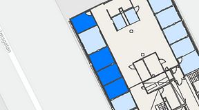 
							Planritning för Convendum Västra Järnvägsgatan 3, 4 privata rum, 41 m²