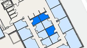 
							Planritning för Spaces Hyllie Vista, 3 privata rum, 23 m²