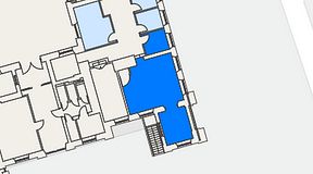 
							Planritning för High Court Börshuset, 2 privata rum, 47 m²