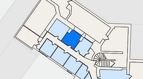 
							Planritning för Entreprenörsgatan Kungsgatan, 1 privata rum, 11 m²