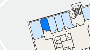 
							Planritning för Regus Spånga, 1 privata rum, 9 m²
