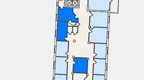 
							Planritning för Regus Triangeln Station, 3 privata rum, 37 m²