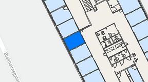
							Planritning för Convendum Västra Järnvägsgatan 3, 1 privata rum, 9 m²