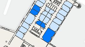 
							Planritning för Convendum Sundbyberg, 5 privata rum, 89 m²