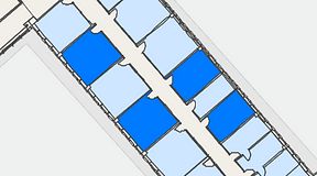 Planritning för Regus Svetsarvägen 15, 4 privata rum, 53 m²