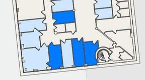 
							Planritning för Mindpark Carlsgatan 12A, 4 privata rum, 52 m²