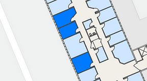 
							Planritning för Regus Helsingborg Södergatan, 3 privata rum, 39 m²