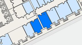 
							Planritning för 7A Posthuset, Vasagatan 28, 2 privata rum, 39 m²