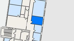 
							Planritning för Hagalunds Kontorshotell, Industrivägen 19, 1 privata rum, 14 m²