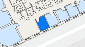 
							Planritning för No18 Sveavägen, 1 privata rum, 9 m²