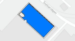 
							Planritning för THE WORKS Solna Business Park, 1 privata rum, 105 m²