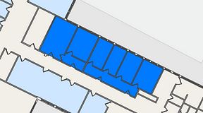 
							Planritning för Quick Office Älvsjö, 2 privata rum, 101 m²