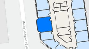 Planritning för Palmung Mellin Fastigheter Cogito, 1 privata rum, 23 m²