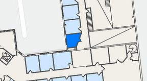 Planritning för Växthuset Elbegatan, 1 privata rum, 9 m²