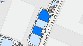 Planritning för Nybrogatan Business Center Nybrogatan 6, 2 privata rum, 24 m²