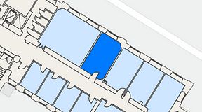 
							Planritning för iOffice Sjöbefälsskolan, 1 privata rum, 25 m²