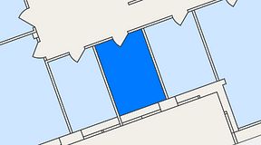 Planritning för FASTOFFICE Fyrisborgsgatan, 1 privata rum, 12 m²
