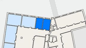 
							Planritning för THE WORKS Medborgarplatsen, 2 privata rum, 22 m²