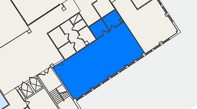 
							Planritning för THE WORKS Arenastaden, 1 privata rum, 100 m²