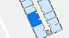 
							Planritning för Easy Office Bromma, 2 privata rum, 28 m²