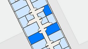 
							Planritning för Regus Rotsunda, 3 privata rum, 39 m²