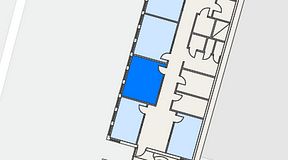 
							Planritning för FASTOFFICE Tellusvägen 43 Vallentuna, 1 privata rum, 18 m²